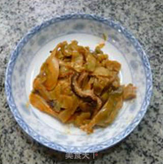 榨菜瘦肉丝炒西葫芦的做法步骤：3