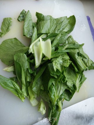 杏鲍菇炒油菜的做法步骤：3