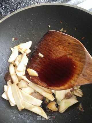 杏鲍菇炒油菜的做法步骤：8