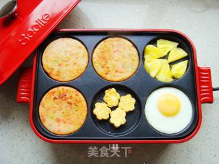 西红柿青椒饼的做法步骤：7