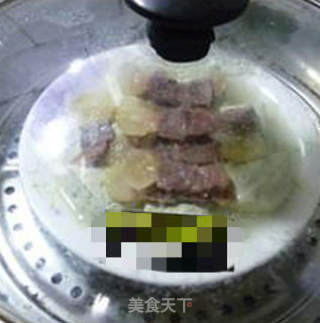 咸肉蒸臭豆腐的做法步骤：5