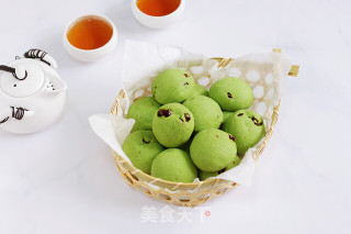 抹茶蔓越莓麻薯的做法步骤：9