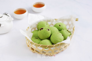抹茶蔓越莓麻薯的做法步骤：10