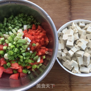 豆腐丁汤饸饹的做法步骤：6