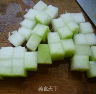毛豆凤尾虾冬瓜的做法步骤：5