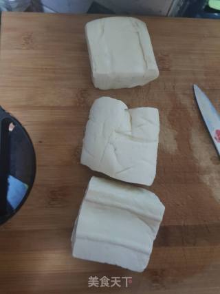 香煎豆腐的做法步骤：1