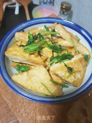 香煎豆腐的做法步骤：5
