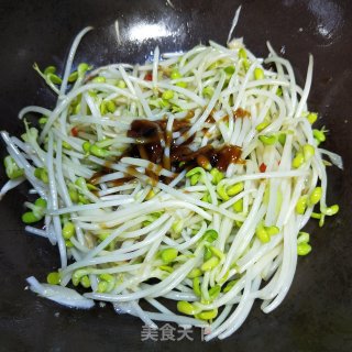 蚝油黄豆芽的做法步骤：6