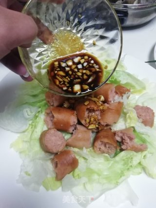小满日食记之莴苣蒜香手掰肠的做法步骤：7
