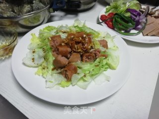 小满日食记之莴苣蒜香手掰肠的做法步骤：8