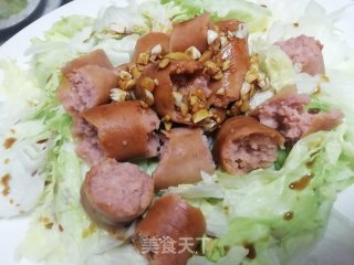 小满日食记之莴苣蒜香手掰肠的做法步骤：9