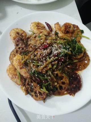 小满日食记之麻辣干锅虾的做法步骤：9