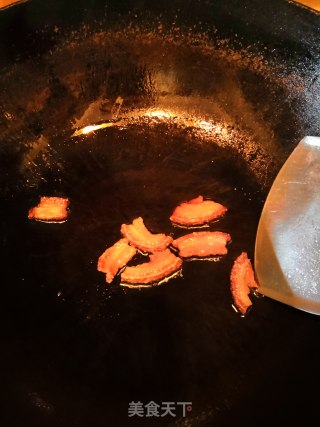 藜蒿炒腊肉的做法步骤：4
