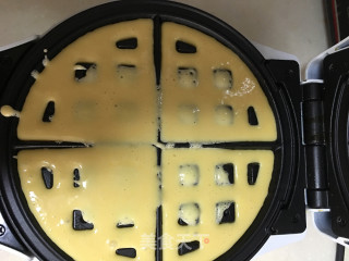 华夫饼的做法步骤：8