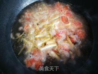 双笋蛋花汤的做法步骤：7