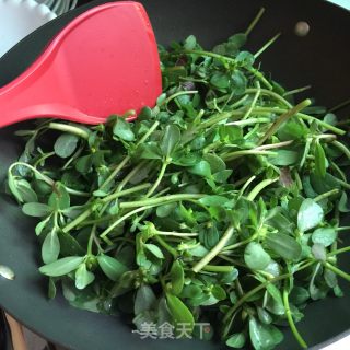 蒜炒野菜的做法步骤：4