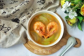 美容养颜鲜虾冬瓜汤的做法步骤：8
