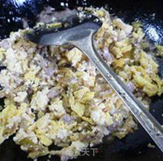 瘦肉榨菜鸡刨豆腐的做法步骤：7