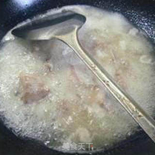 毛豆萝卜干烧排骨的做法步骤：5