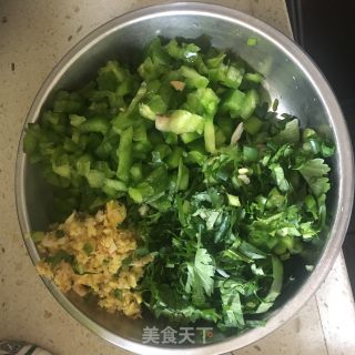 燕麦冬菇猪肉饺的做法步骤：3