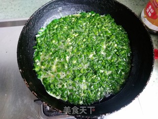 韭菜炒鸡蛋的做法步骤：5