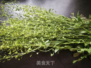 荠菜花煮鸡蛋的做法步骤：1