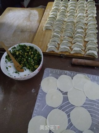 荠菜蒸饺的做法步骤：12