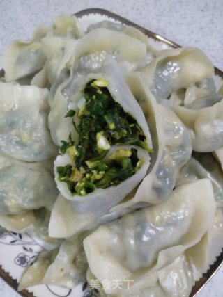 荠菜蒸饺的做法步骤：15