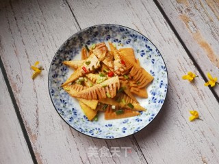 葱油笋尖的做法步骤：11