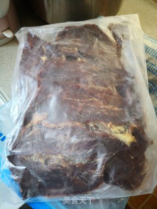 香煎牛肉干的做法步骤：1