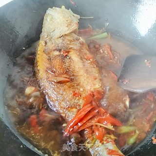 红烧黄花鱼的做法步骤：8