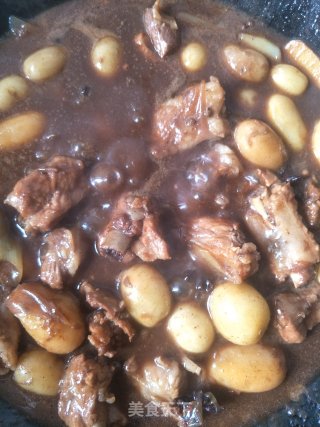 小土豆烧排骨的做法步骤：10