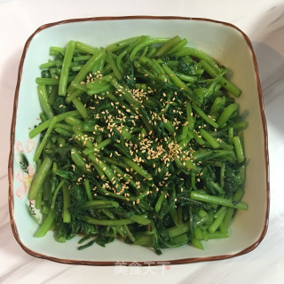 拌茼蒿的做法步骤：6
