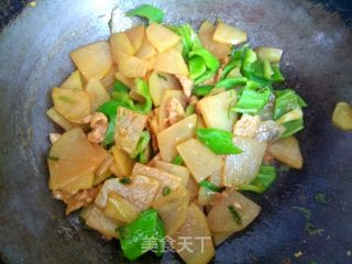 尖椒土豆片小炒肉的做法步骤：12