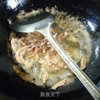 肉丝炒五号菜的做法步骤：6