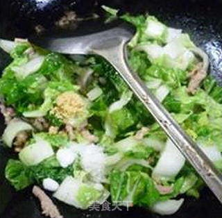 肉丝炒五号菜的做法步骤：8