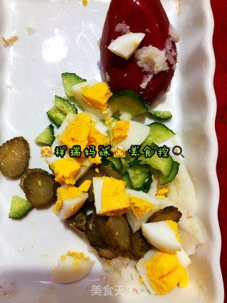 仙草烹饪kooking：祥瑞餐桌之鸡蛋山药沙拉????的做法步骤：6