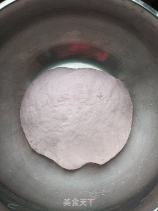 紫薯发面韭菜素馅包子的做法步骤：10