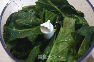 咸蛋黄青团的做法步骤：1