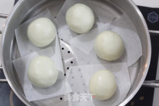 咸蛋黄青团的做法步骤：12