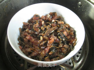 梅干菜蒸肉末的做法步骤：11