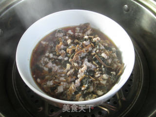 梅干菜蒸肉末的做法步骤：13