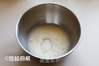 葱香肉松蛋糕的做法步骤：4