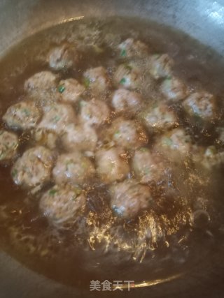 生菜丸子汤的做法步骤：6