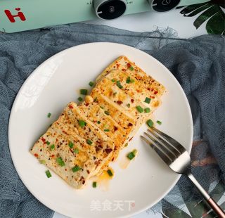 香煎嫩豆腐的做法步骤：7