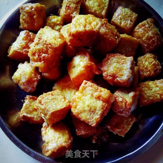 #春菜集#     韭菜炒鸡蛋豆腐的做法步骤：5