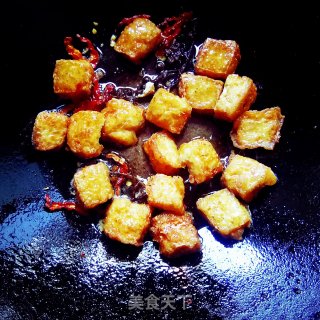 #春菜集#     韭菜炒鸡蛋豆腐的做法步骤：8