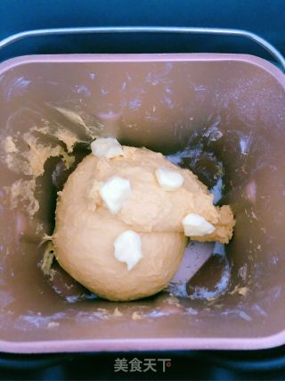 玉米????南瓜包的做法步骤：3