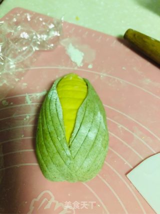 玉米????南瓜包的做法步骤：14