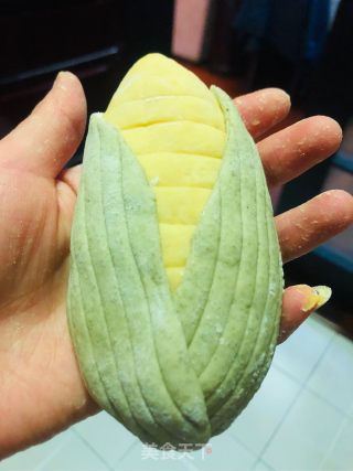 玉米????南瓜包的做法步骤：15